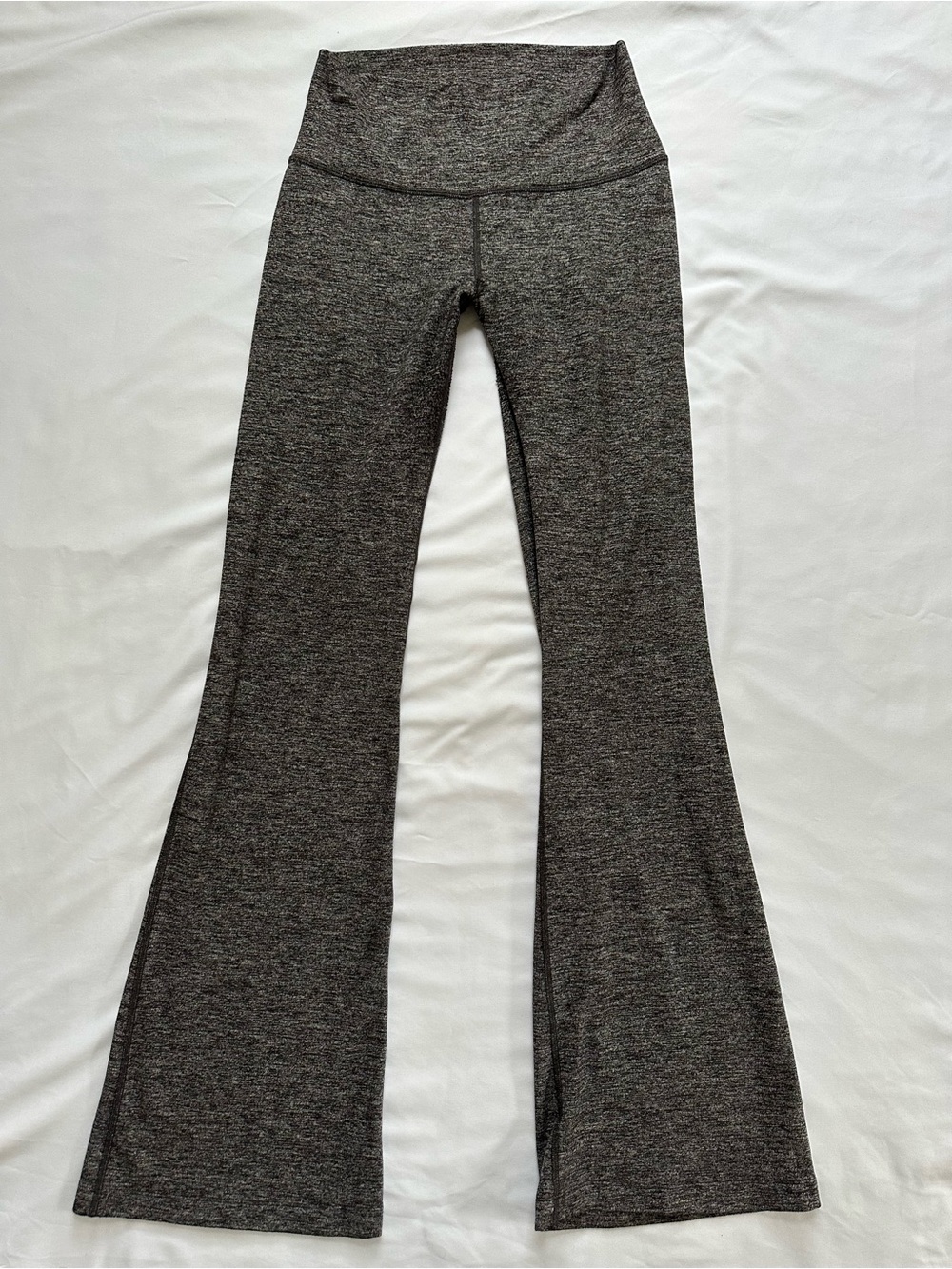 Lululemon High-Waist Flare Yoga Pants Gray